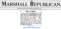<i>Marshall Republican</i> 1909 October