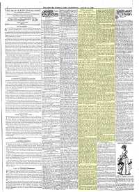 Newspaper Article 16 Aug 1899 <i>The Denver Post</i>