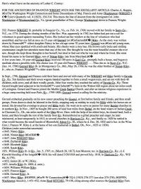 History of Gerrard Riley Sr. and Frances Wright Riley