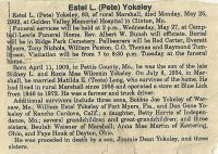 Estel (Pete) Yokeley