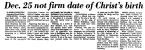 Newspaper Article 1985 12/23 <i>The Chillicothe Constitution Tribune</i> Chillicothe, Missouri