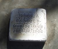 Tombstone - Sanger Cemetery, California