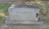 Headstone - Claude O and Sue Vardaman