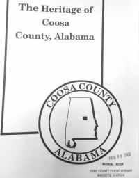 Alabama Heritage Series Coosa County p. 386 written by Jack Vardaman<br>
The Heritage of Coosa County, Alabama. Clanton, AL, Heritage Pub. Consultants, 1999.