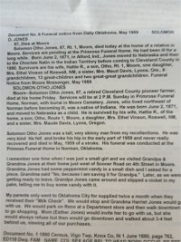 Biography and Obituary of Solomon Jones