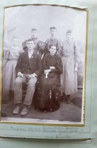 1895 Josephine Harris Erwin with 5 of her 6 children that survived to adulthood