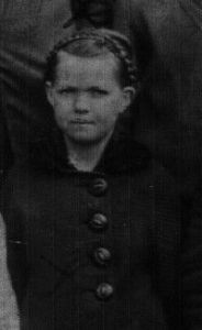 Anna Blane as a child